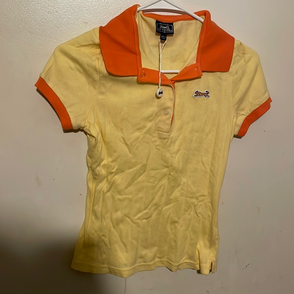 Le Tigre short sleeve womens top size Small. Matching jacket is available in XS.
